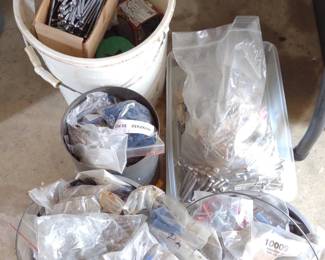 5 Buckets of Hardware - B
