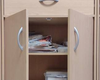 Cabinet w/ Sewing Supplies