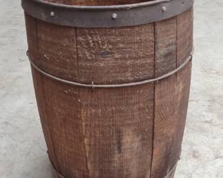 Antique Wooden Barrel