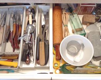Kitchen Utensils, Knives & Flatware - A