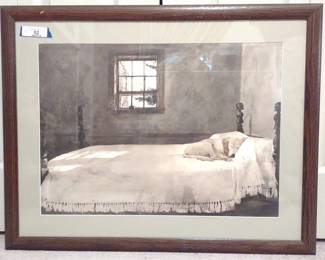Andrew Wyeth "Master Bedroom" Framed Art Print