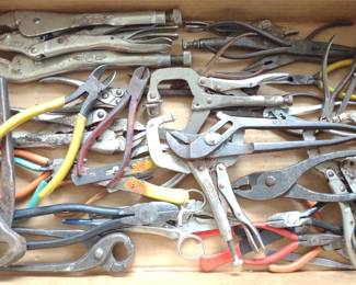 Assorted Pliers & Vice Grips A