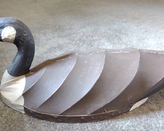 Full Scale Resin Canvas on Wire Goose Decoy