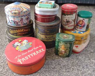 Vintage Advertising Tins A