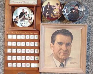 Norman Rockwell Calendar Plates & Canvas Print