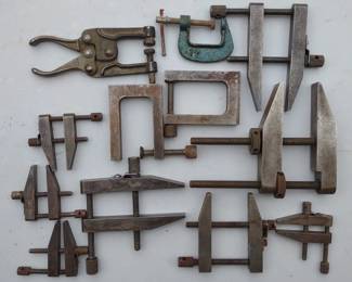 Vintage Machinist Clamps