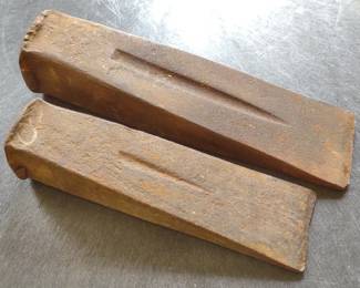 Two Metal Wedge Tools