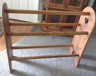 Vintage Wooden Quilt Rack