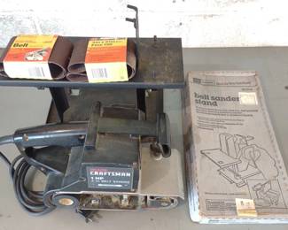 Craftsman 3" Belt Sander w/ Metal Stand