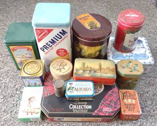 Vintage Advertising Tins B