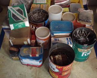 Large Lot of Nails (Various Sizes) - B