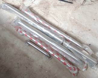 5 Chrome Bathtub Straight Grab Bars