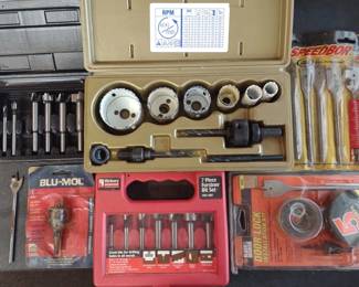 Hole Saw, Forstner & Spade Drill Bit Sets
