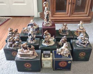 13 Boyds Bears Figurines w/ Boxes