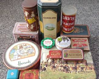 Vintage Advertising Tins C