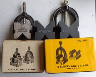 Vintage V-Blocks & Clamps
