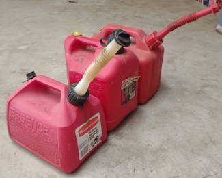 3 Gas Cans