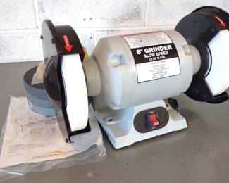 8" Slow Speed Bench Grinder
