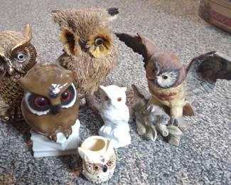 Owl Art Sculptures & Figurines