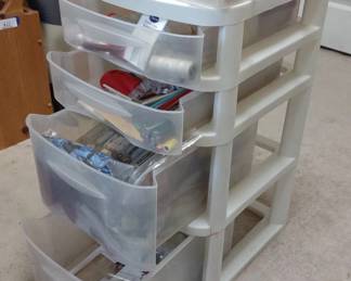 4 Drawer Organizer w/ Sewing Accessories (Bernina)