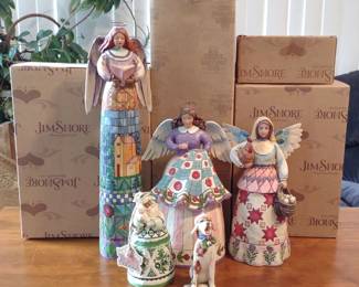 5 Jim Shore Figurines (4 boxes)