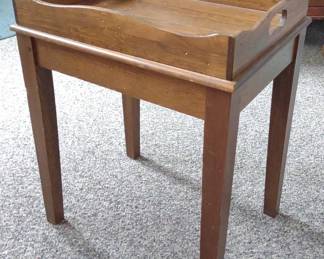 Vintage Wood Butlers Tray Table