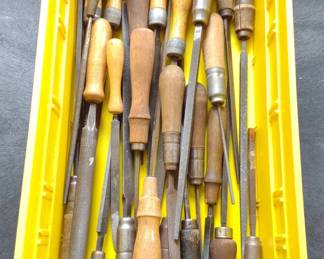 Vintage Wooden Handle Rasps / Files B
