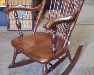 Childs Wooden Rocking Chair