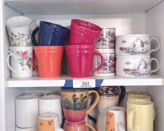 Lot of Coffee Mugs (Incl. Mattel & Nautical)