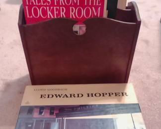 Hardcover Coffee Table Books w/ Mag Rack