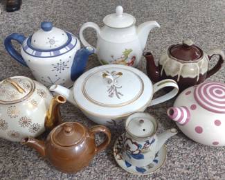 Assorted Ceramic & China Teapots