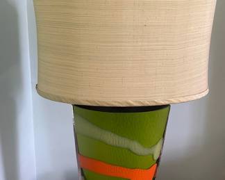 MCM Glass Table Lamp