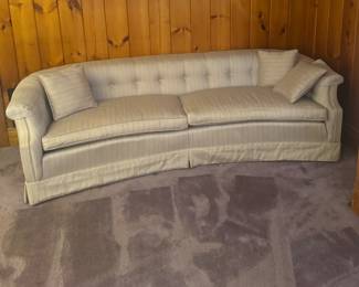 Striped Tufted Back Couch