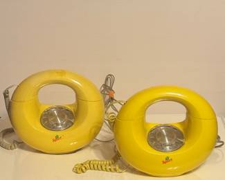 2 Vintage Squirt Soda Banana Phones