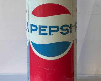 Vintage 16" Pepsi Cola Trash Can