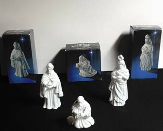 Set of 13 Avon Nativety Collectibles with 12 Boxes