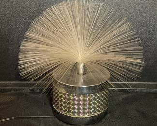 Vintage MCM Fiber Optic Lamp