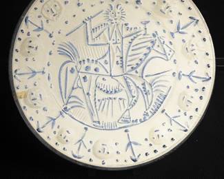 1965 Vintage Springbok Pablo Picasso "The Cavelier" Circular Puzzle