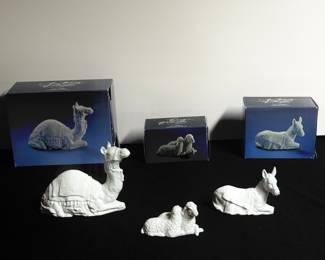 Set of 13 Avon Nativety Collectibles with 12 Boxes