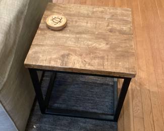 Safavieh Edgefield Black Square accent table