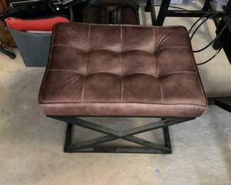 AllModern Pearson Leather Ottoman