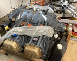 Airplane Engine Side View