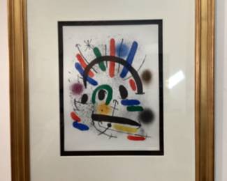 Wall Art Lithograph by Joan Miro