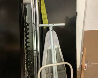 Ironig board and step ladder.