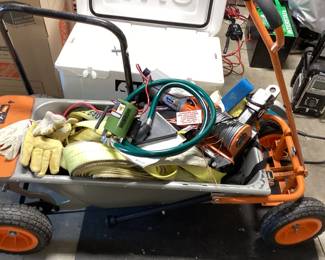 Worx WG050 Aerocart 8in1 all purpose wheelbarrow yard cart dolly