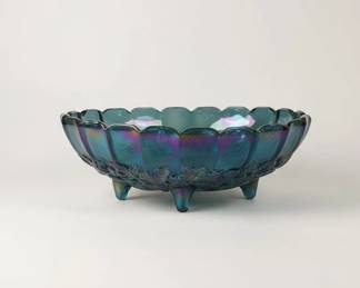 Carnival Glass Fruit Bowl