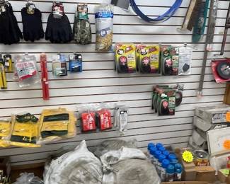 Misc items, rain coats, bar ties, etc