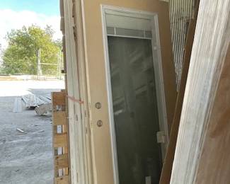 Full Lite Door w/ blinds