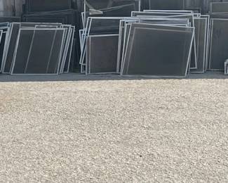 Window screens of various sizes