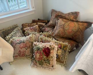 Abundance of Designer Pillows